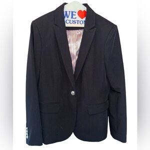 LOVINGLE WORN TOMMY HILFIGER BLACK BLAZER